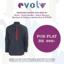 Evolv Weekend Surprise - Designer shirts for men at Flat Rs.999 at Express Avenue, Chennai