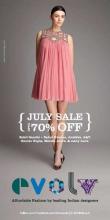 Evolv Fabulous July Sale ! Upto 70% off on Designer Goodies