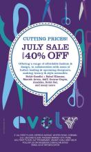 Cutting Prices ! July Sale Upto 40% off at Evolv in July 2012