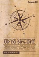 Make your way to the Timberland Sale - Upto 50% off from 29 June to 29 July 2012.