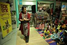 Starmark Presented Story telling session by Janaki Sabesh at Starmark Stores, Phoenix Market City Chennai