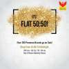 Flat 50% off sale on over 100 premium brands at Phoenix Marketcity Chennai  30th June - 2nd July 2017 & 7th - 9th July 2017, 10.am till midnight.