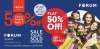Sales in Chennai - Flat 50% off on over 100 brands at The Forum Vijaya Mall from 8 to 10 and 15 to 17 July 2016